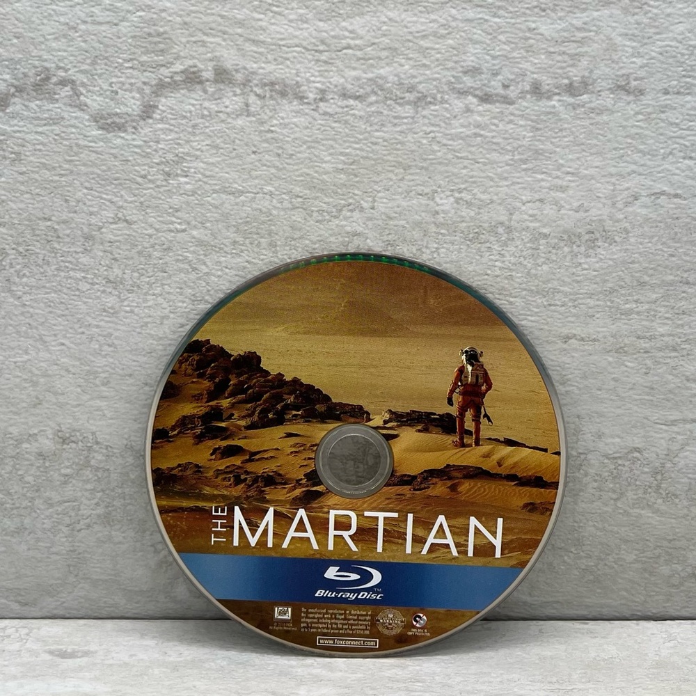 🎉 $5 The Martian Blu-ray Disc